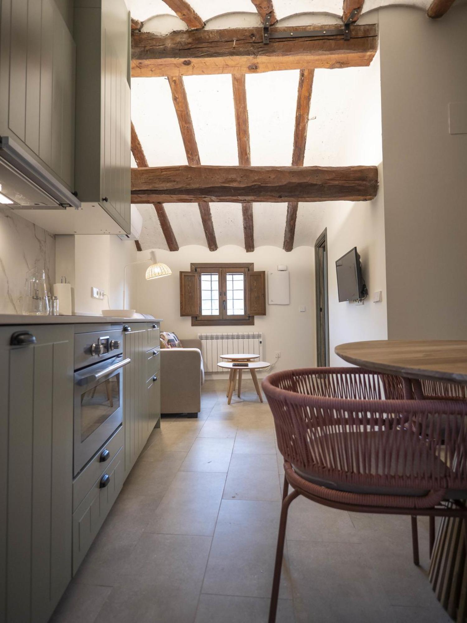 La Casa Amarilla Apartamento Enebro Albarracin Bagian luar foto